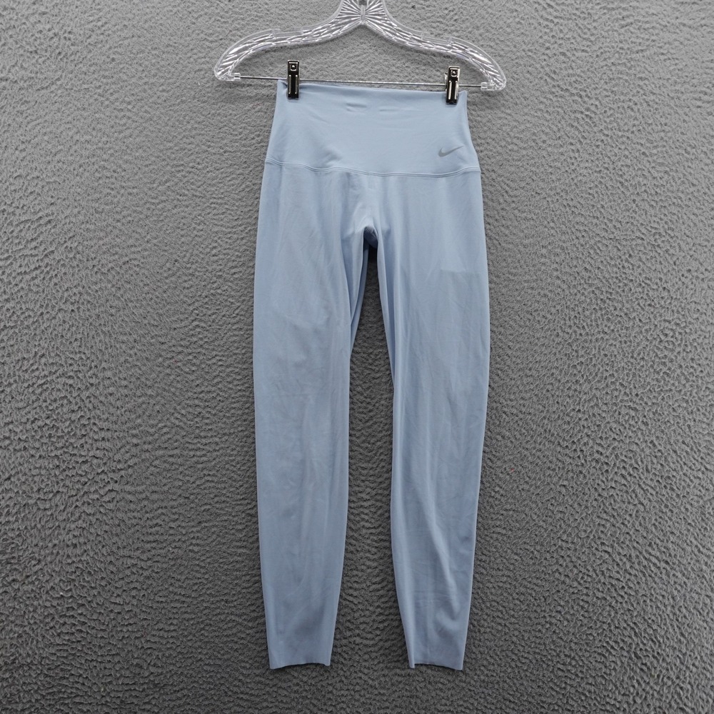Nike Zenvy Gentle Support High Waisted 7/8 Leggings XS Blue Women Active NWT